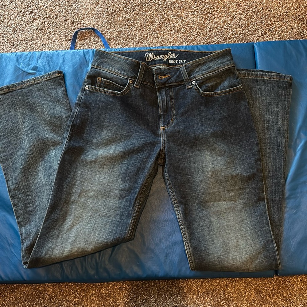 Wrangler bootcut  jeans.